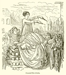 スッラの葬儀の山