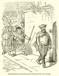 ハンニバルは疲れた散歩ラウンドカルタゴではなく大使を率いる