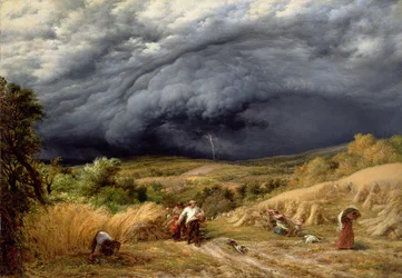 収穫時の嵐、1856