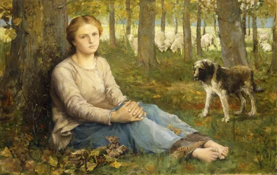羊飼いと彼女の群れ、1878-9
