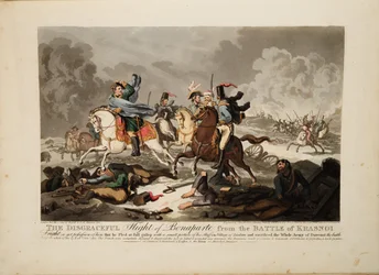 クラスノイの戦いからのボナパルトの飛行、1814年