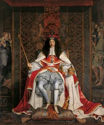 イギリスのチャールズ2世の肖像1630〜1685年、1676年頃。