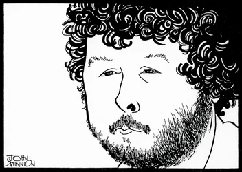 BIRTWISTLE, Harrison - ジョン・ミニオンによる風刺画 イギリスの作曲家