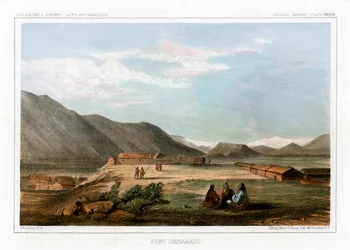 オキナカネ砦、アメリカ合衆国、1856年