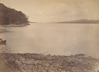 熱帯の風景、ダリエン港-南を向いて、1871年。