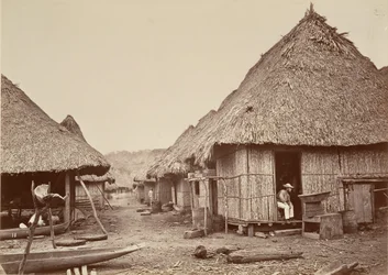 熱帯の風景、通り、チピガナ、1871年。