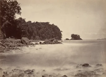 熱帯の風景、リモン湾の眺め、1871 年。