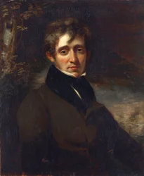 詩人トマス・ムーア（モア）（1779-1852）の肖像、ジョン・オピー（1761-1807）作。