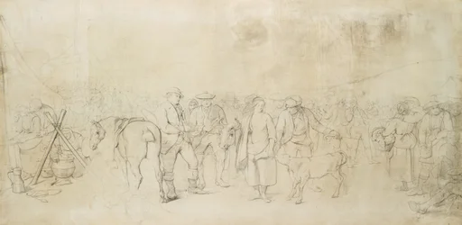 スコッチフェア、1847年頃（鉛筆）
