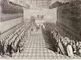 ロンドンのウェストミンスター寺院におけるウィリアム3世の戴冠式、1689年、1689年頃