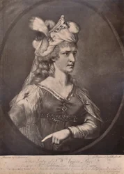 ウィリアムコングリーブのザラが追悼の花嫁を演じるサラシドンズ、ウェールズの女優、c1783 1894