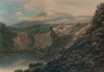 湖とネミの町、1778