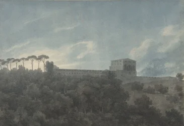 ローマの Janiculum にあるヴィラ ランテの眺め、1782～83 年。