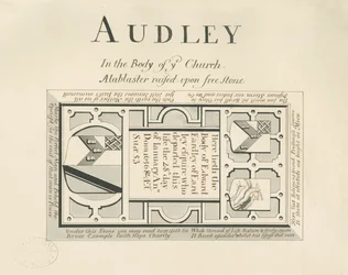 Audley Monuments - 「Edward Eardley」：ペンとウォッシュのドローイング、nd [19世紀] (drawing)