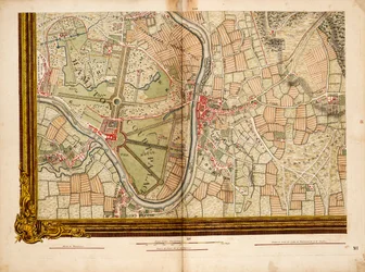 Sheet 16 from: An exact survey of the cities of London and Westminster, the Borough of Southwark, and the country near 10 miles round....
