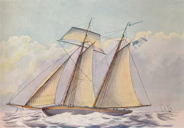 アメリカントップセールスクーナー、1825年
