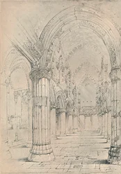 ロスリン礼拝堂、1838
