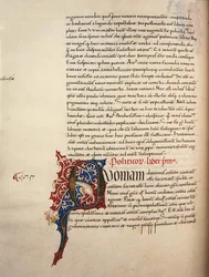 Ms.228, f.90v:アリストテレスの『ニコマハン倫理学と政治学』のページ