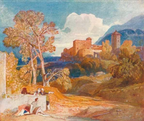 古典的な風景、c1832