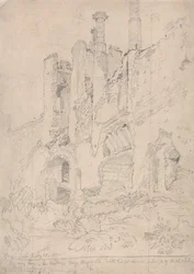 Castelo de Framlingham, Suffolk: parte do interior arruinado
