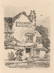 研究は無料です、Plate 41、House at Bristol、1838。