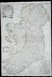 アイルランドの地図