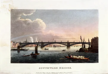 サザーク橋、ロンドン、1819