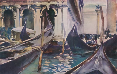 ピアツェッタのゴンドラ、c1904、1925年。