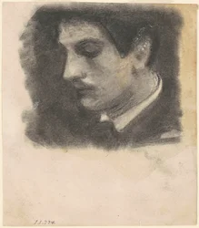 男の頭」1875年～1880年