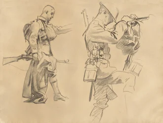 ガス化のための習作［長方形］、1918-1919年