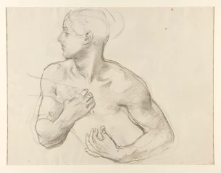 Study of Clytemnestra for Orestes Pursued by the Furies、壁画、階段、ミュージアム オブ ファイン アーツ、ボストン
