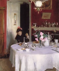 朝食のテーブル、1884
