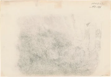 木の幹［裏面］、1868-1869年。