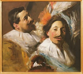 1880年の役員会からの2人の頭