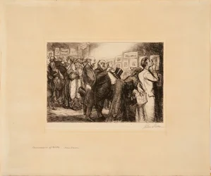 版画の目利き、1905年。