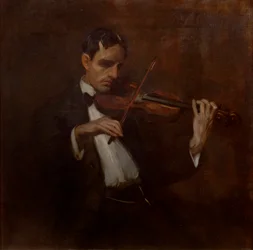 Violinista - Will Bradner (óleo sobre tela)