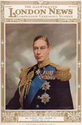 1937年5月15日の「The Illustrated London News」からのジョージ6世（1895-1952）の肖像