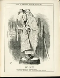 Punch』に掲載されたジョン・テニエル（1820-1914）のイラスト