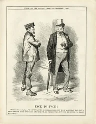 Punch』に掲載されたジョン・テニエル（1820-1914）のイラスト