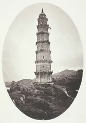 Chao-Chowfu近くのパゴダ、1868年頃。