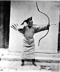 中国、アーチャー、1870年頃（写真