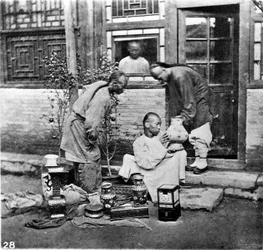 中国、錦織や美術愛好家のために 1870年頃（写真