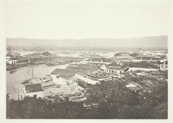 フーチョウ外国人居留地、c。 1868年。