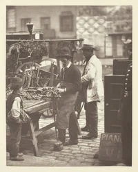 通りの鍵屋、1881 年。