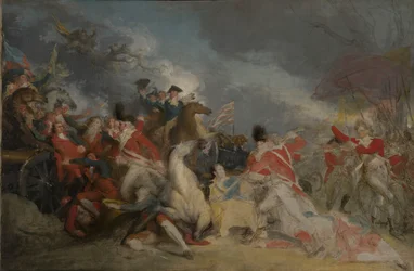 プリンストンの戦いでのマーサー将軍の死、1777 年 1 月 3 日 (未完成版)