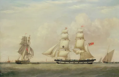 スパーン・ヘッド沖のブラックボール・ライン・ブリッグ、"Wupper