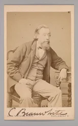 チャールズ・ブランホワイト、1860年代。
