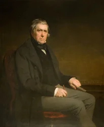 デビッド コックスの肖像 1783-1859。