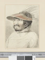 F.28 「オナラシュカの男」 1773-84年頃 （水彩画
