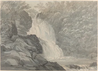 Dolgelly近くのMawddach Falls